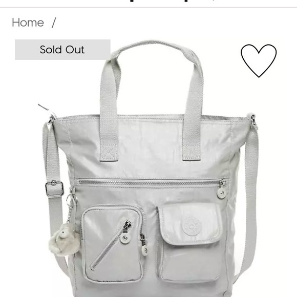 Kipling dark grey Johanna tote bag - Picture 10 of 12